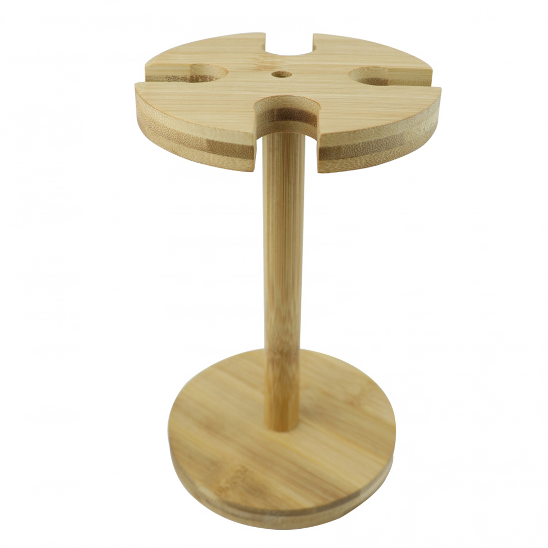 Fotografia para o produto Jogo de 4 facas com suporte em bambu