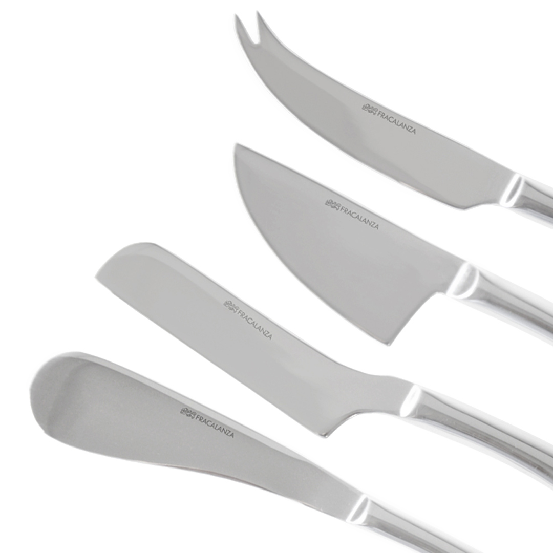 Fotografia para o produto Jogo de 4 facas para queijo em aço inox