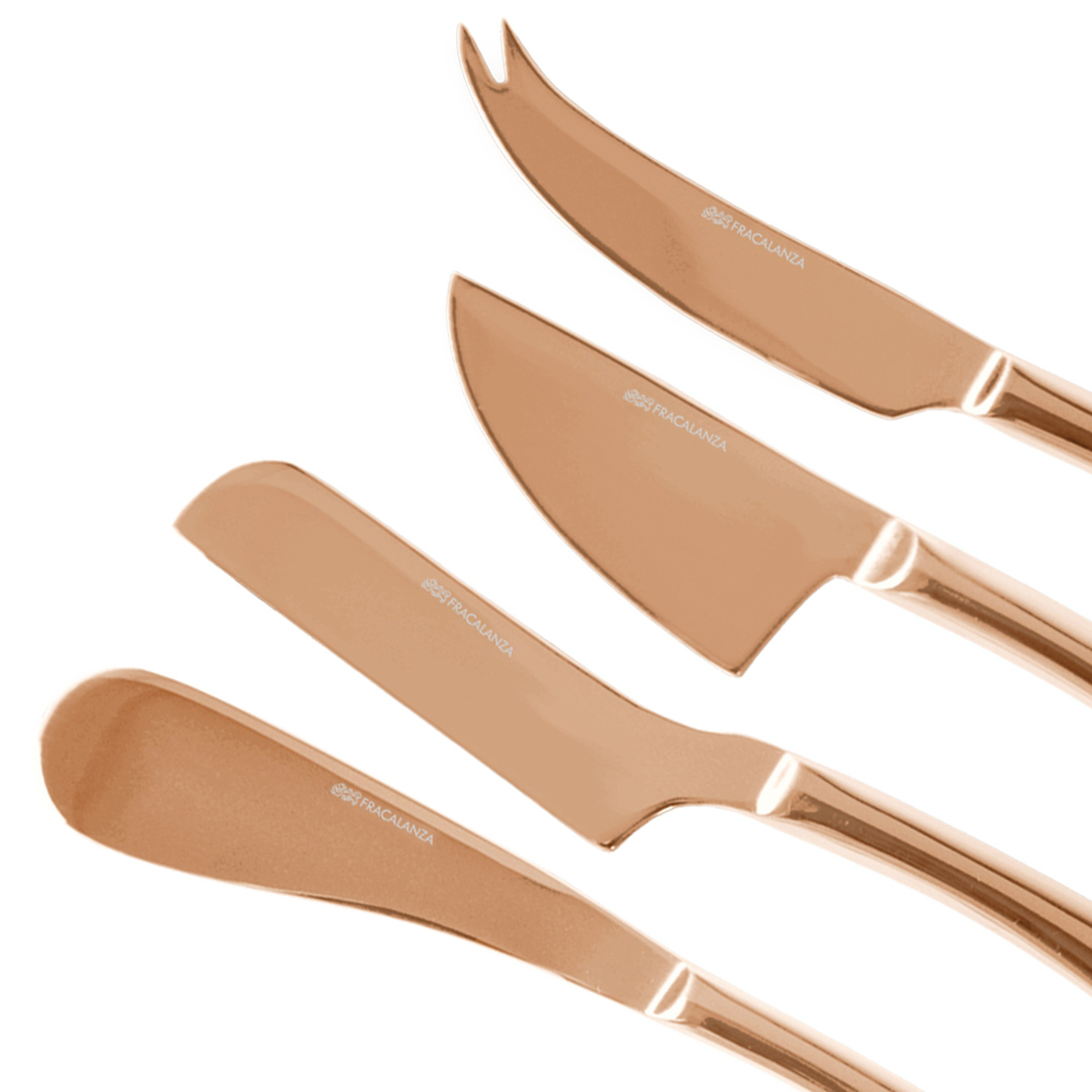 Fotografia para o produto Jogo de 4 facas para queijo em aço inox