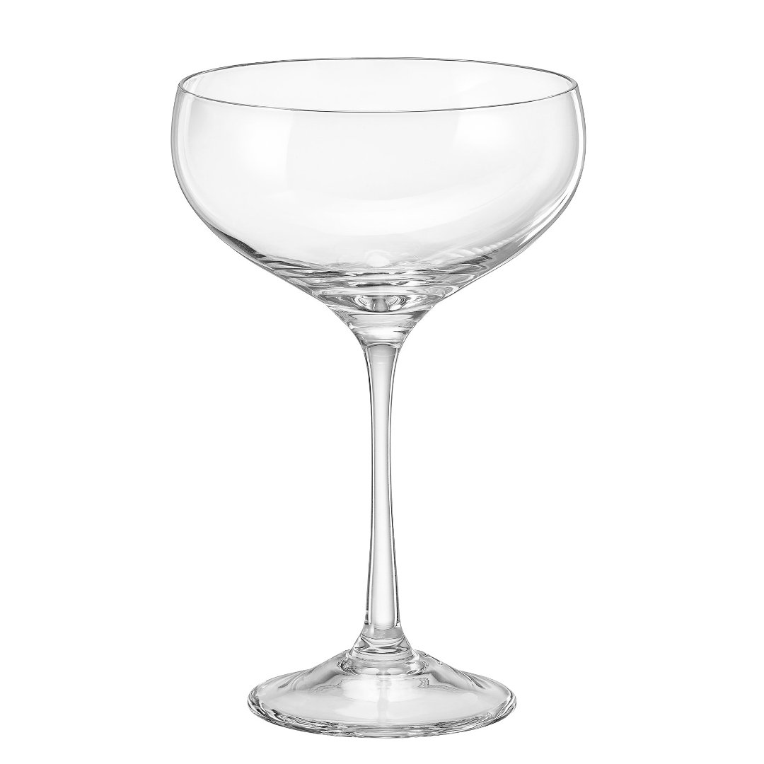 Imagem ilustrativa para Jogo de 4 taças para coquetel em cristal ecológico 180ml A14,4cm