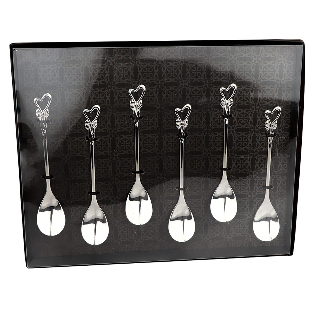 Fotografia para o produto Jogo de 6 colheres em aço inox