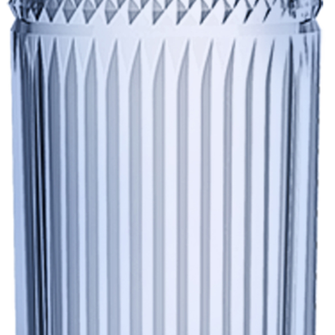 Fotografia para o produto Jogo de 6 copos altos em vidro 360ml A15cm cor azul luster