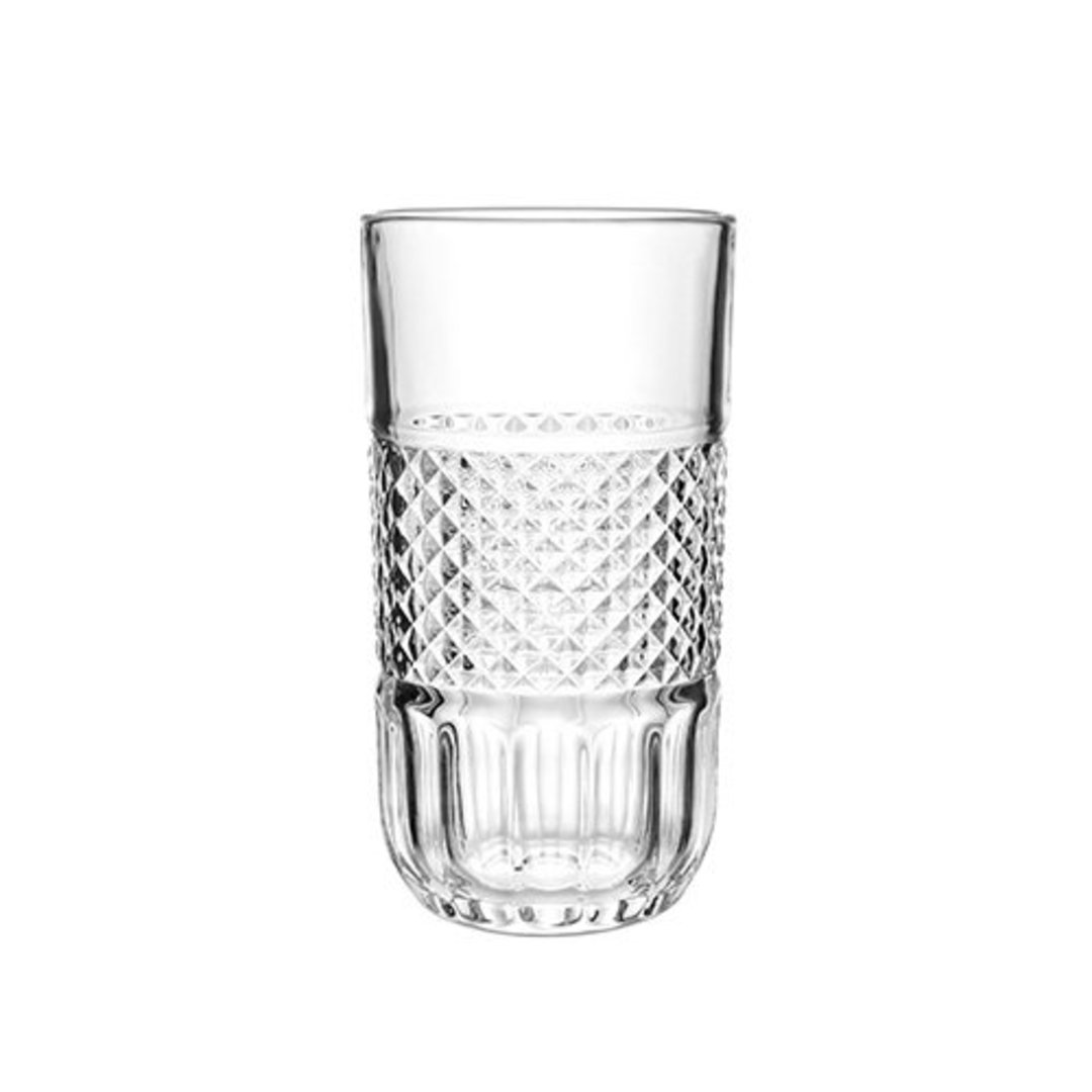 Fotografia para o produto Jogo de 6 copos altos Tressê em cristal 360ml A14cm Fotografia para o produto Jogo de 6 copos altos Tressê em cristal 360ml A14cm