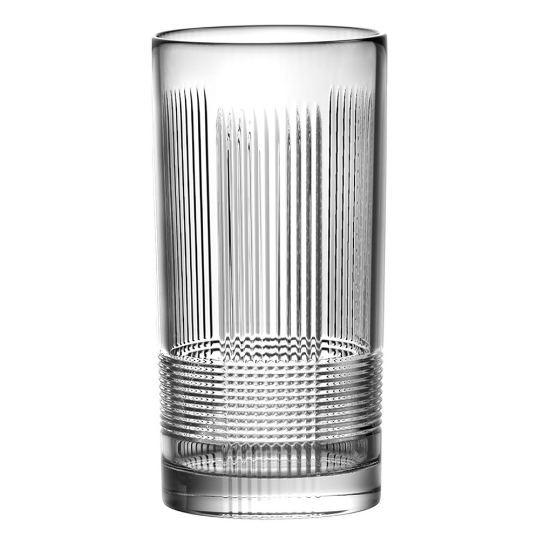 Imagem ilustrativa para Jogo de 6 copos altos em cristal ecológico 350ml A15cm