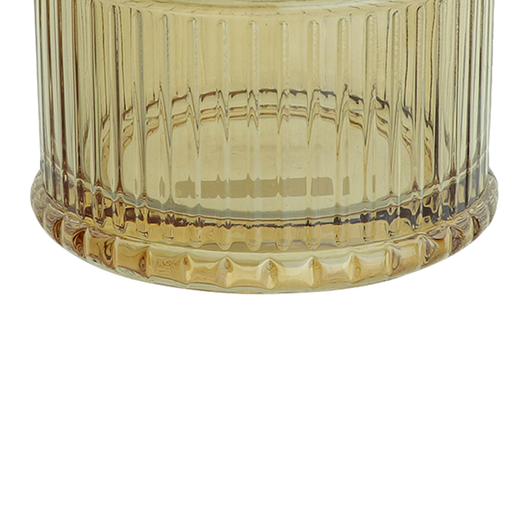 Fotografia para o produto Jogo de 6 copos baixos em vidro 320ml A9cm cor âmbar luster