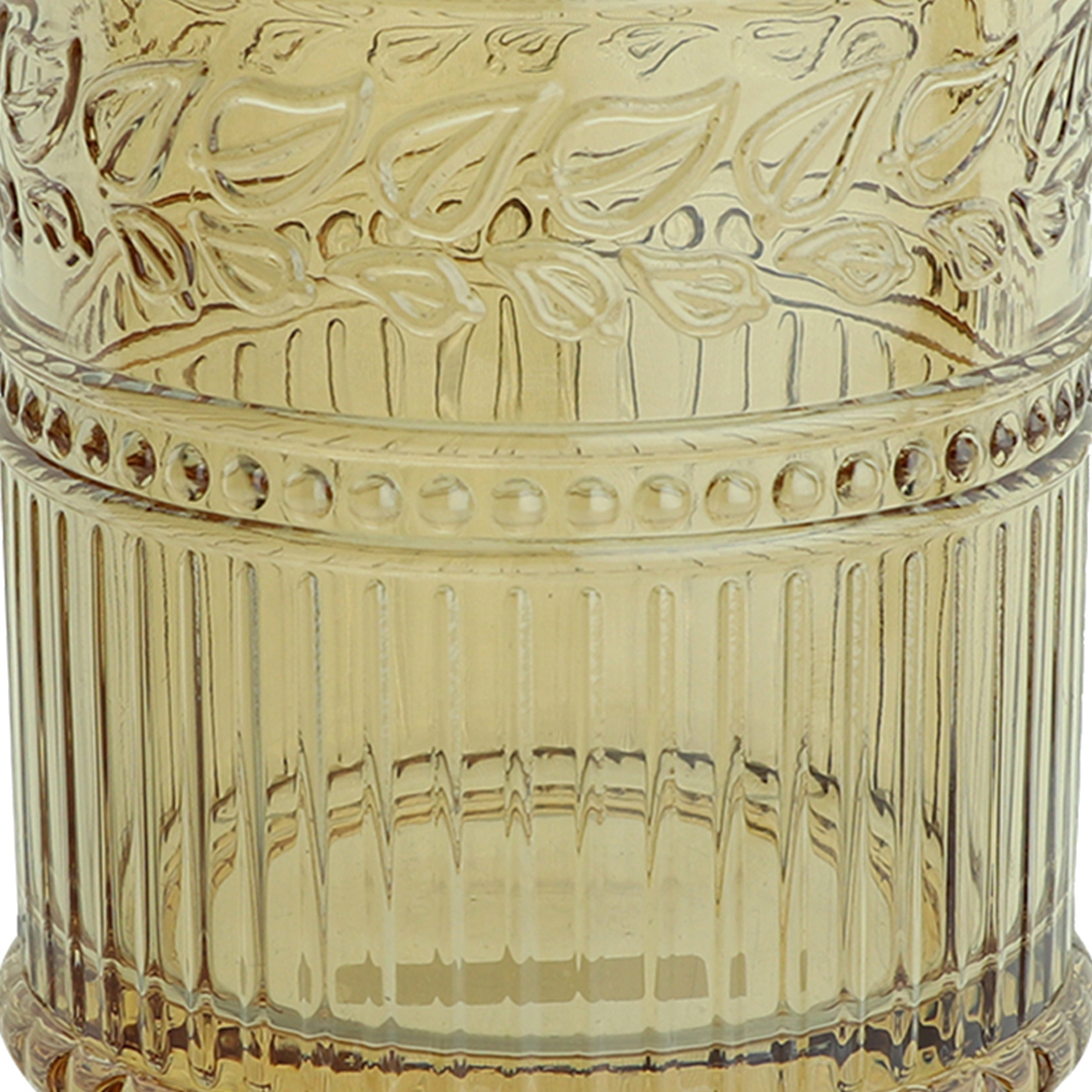 Fotografia para o produto Jogo de 6 copos baixos em vidro 320ml A9cm cor âmbar luster