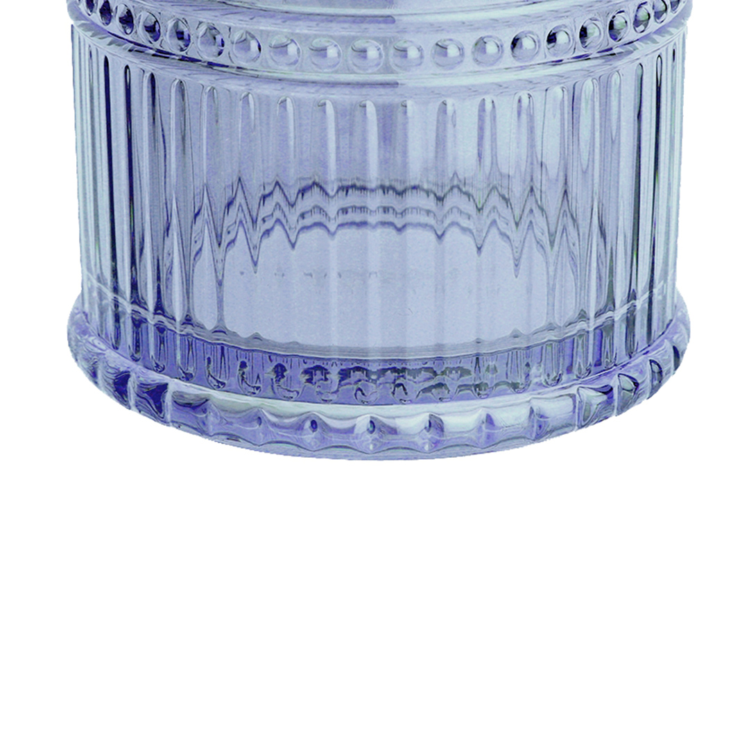 Fotografia para o produto Jogo de 6 copos baixos em vidro 320ml A9cm cor azul luster