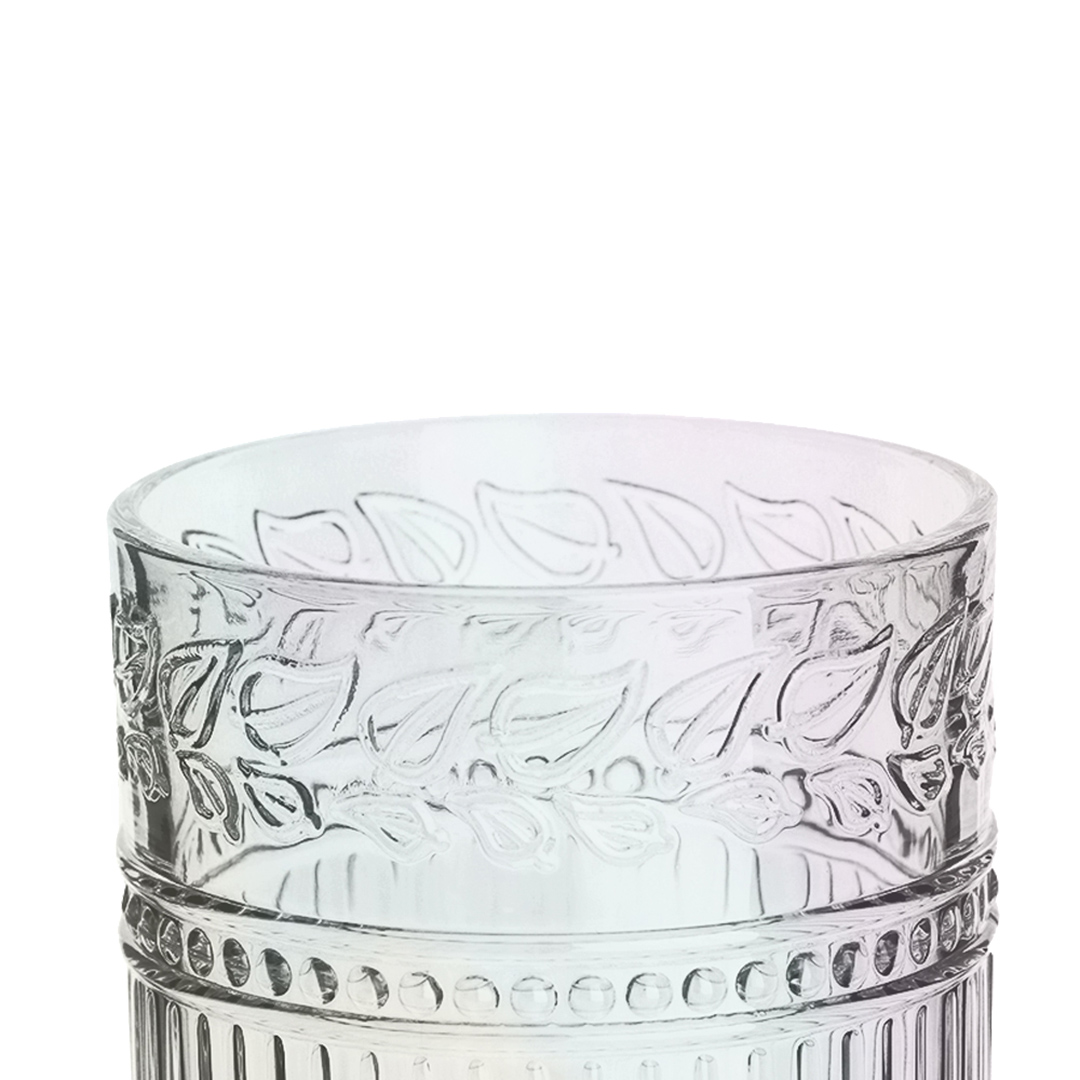 Fotografia para o produto Jogo de 6 copos baixos em vidro 320ml A9cm cor furta-cor