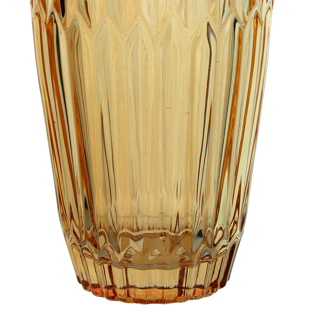 Fotografia para o produto Jogo de 6 copos em vidro 355ml A13cm cor âmbar luster