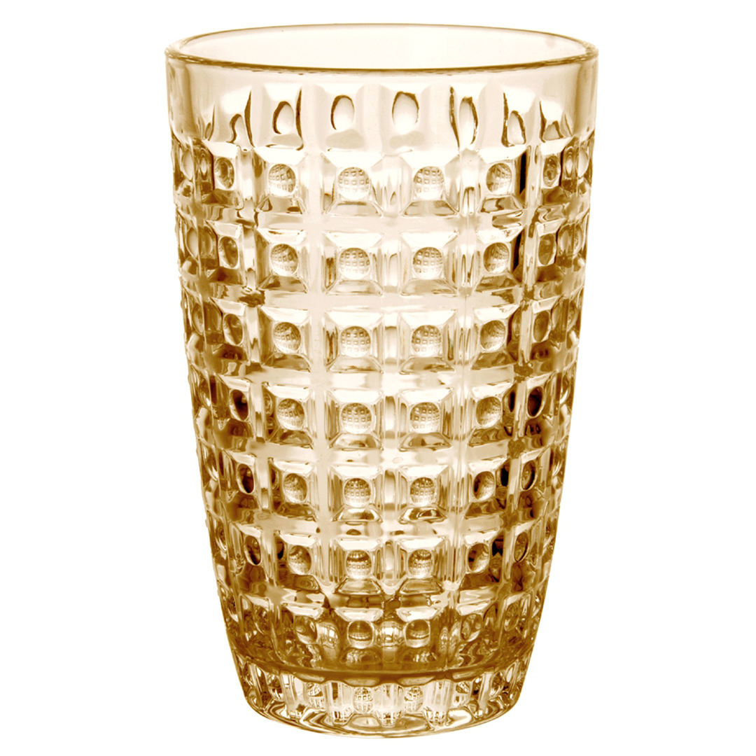 Fotografia para o produto Jogo de 6 copos em vidro 355ml A13cm cor âmbar luster