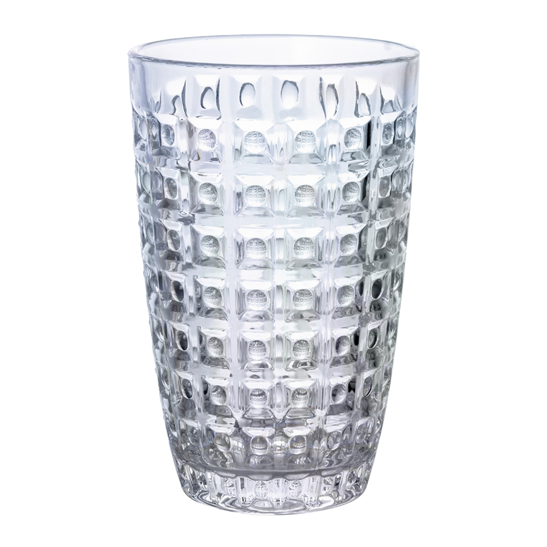 Imagem ilustrativa para Jogo de 6 copos em vidro 355ml A13cm cor furta-cor