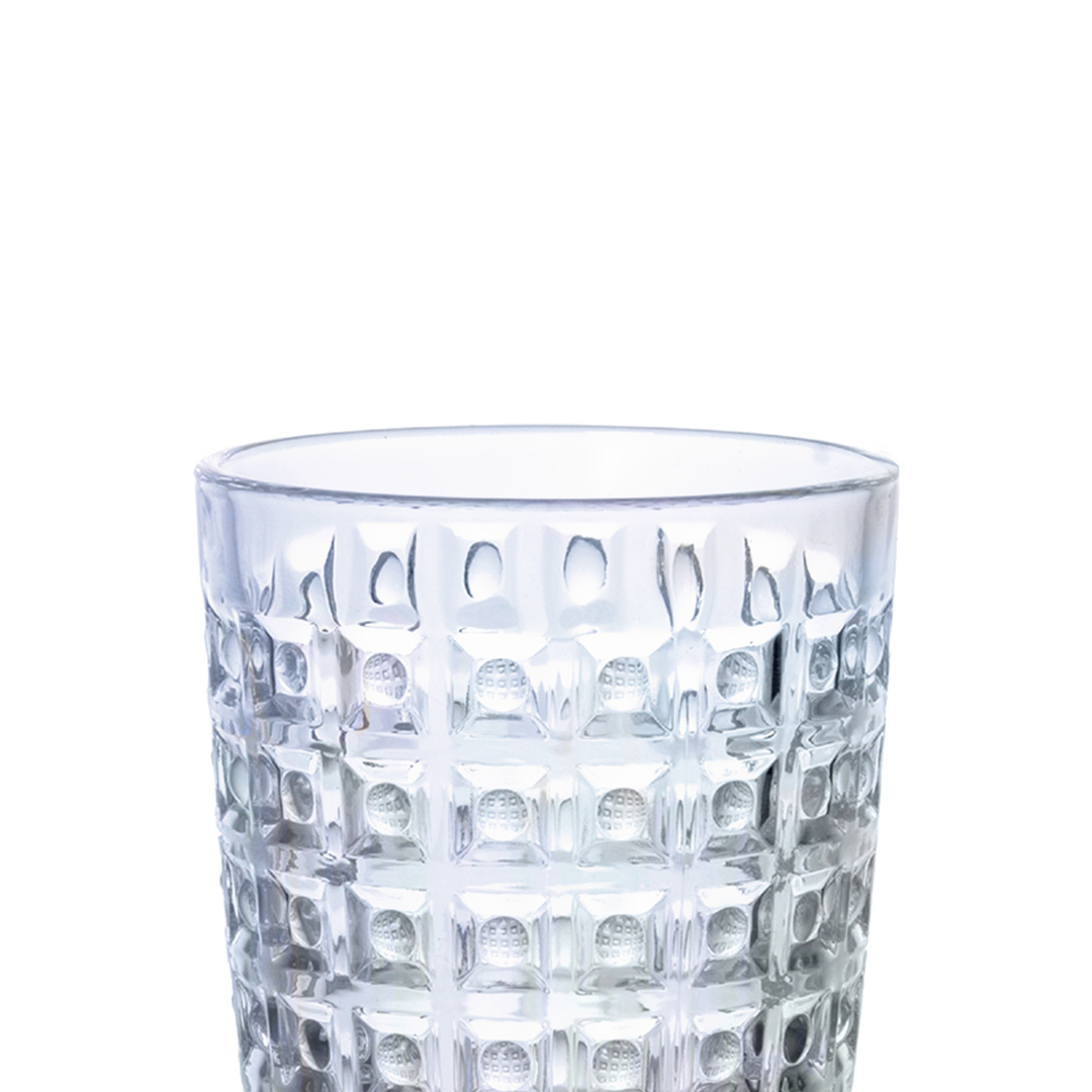 Fotografia para o produto Jogo de 6 copos em vidro 355ml A13cm cor furta-cor