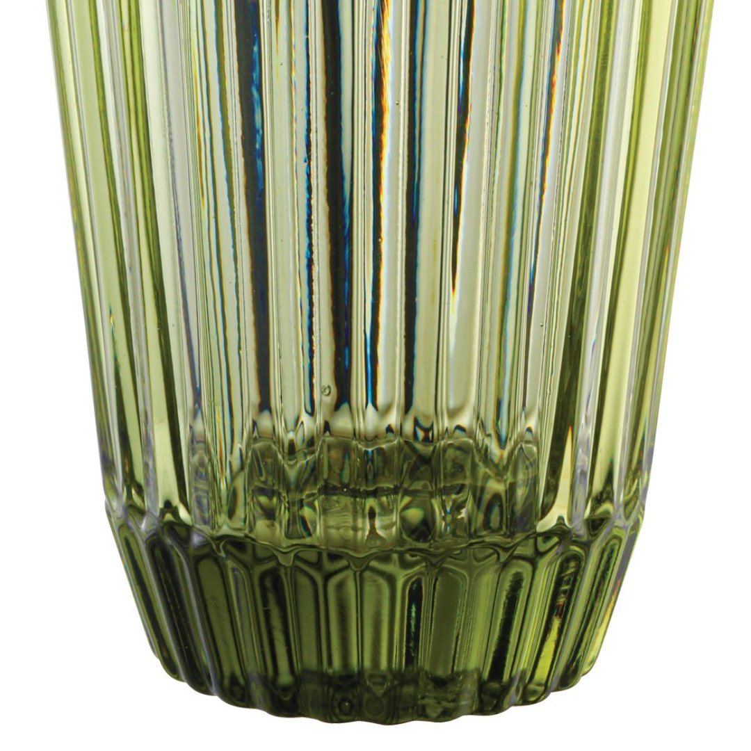 Fotografia para o produto Jogo de 6 copos em vidro 355ml A13cm cor verde