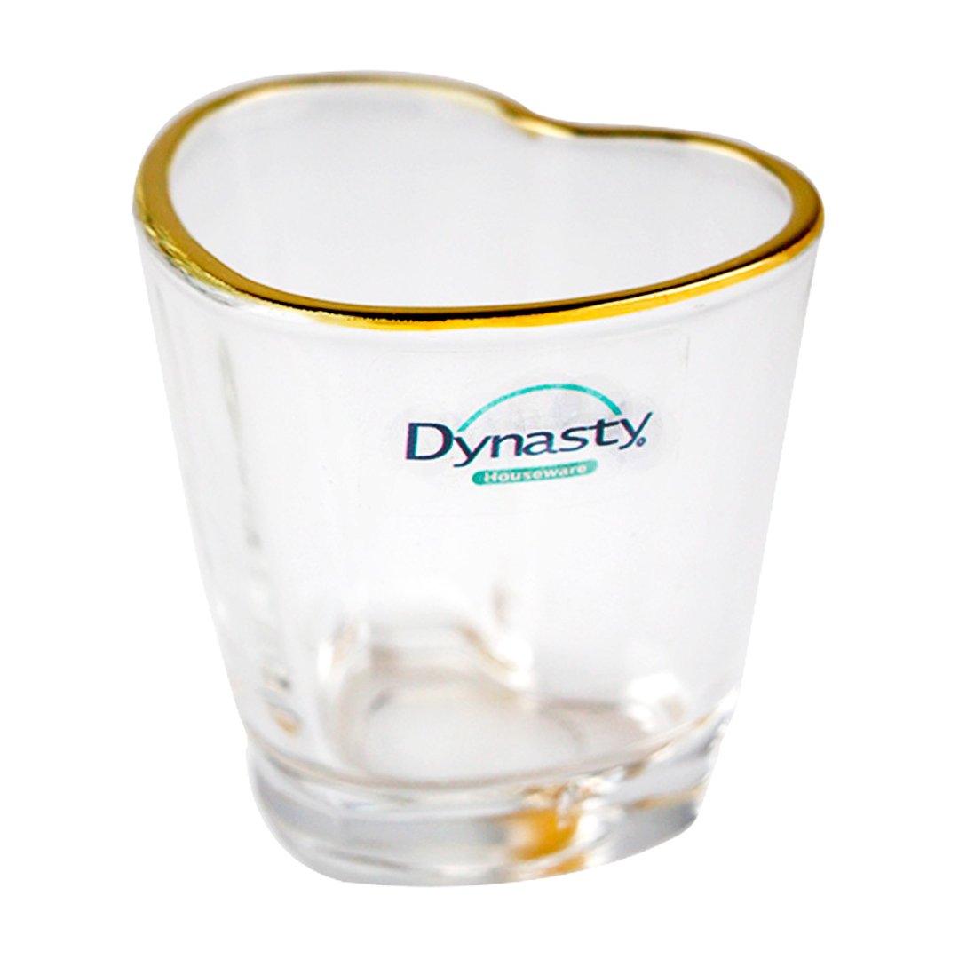 Fotografia para o produto Jogo de 6 copos para shot em vidro com borda dourada 45ml A5cm