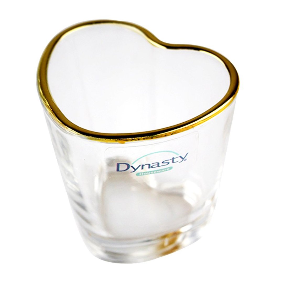 Fotografia para o produto Jogo de 6 copos para shot em vidro com borda dourada 45ml A5cm