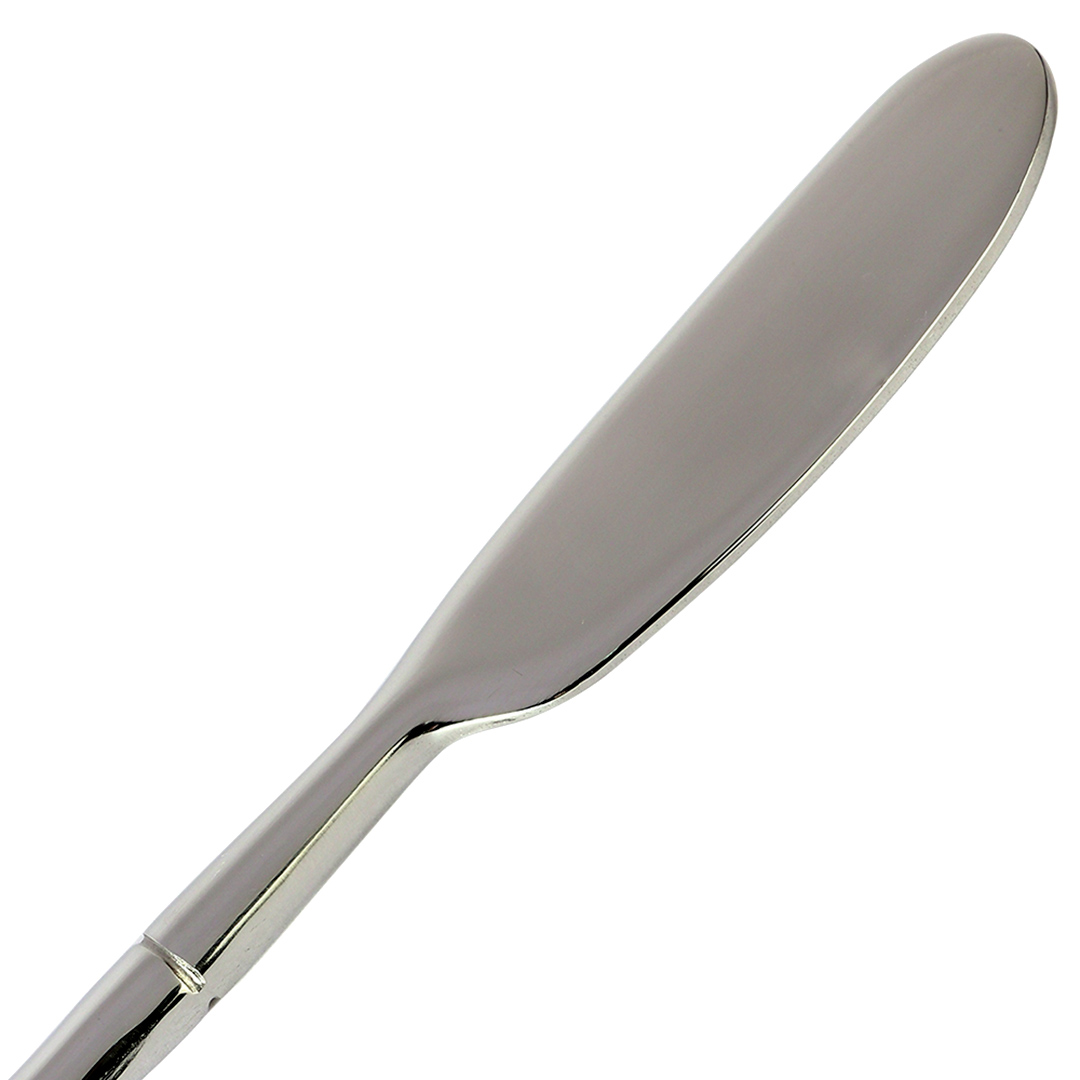 Fotografia para o produto Jogo de 6 espátulas em aço inox com cabo estilo bambu e caixa cor preta