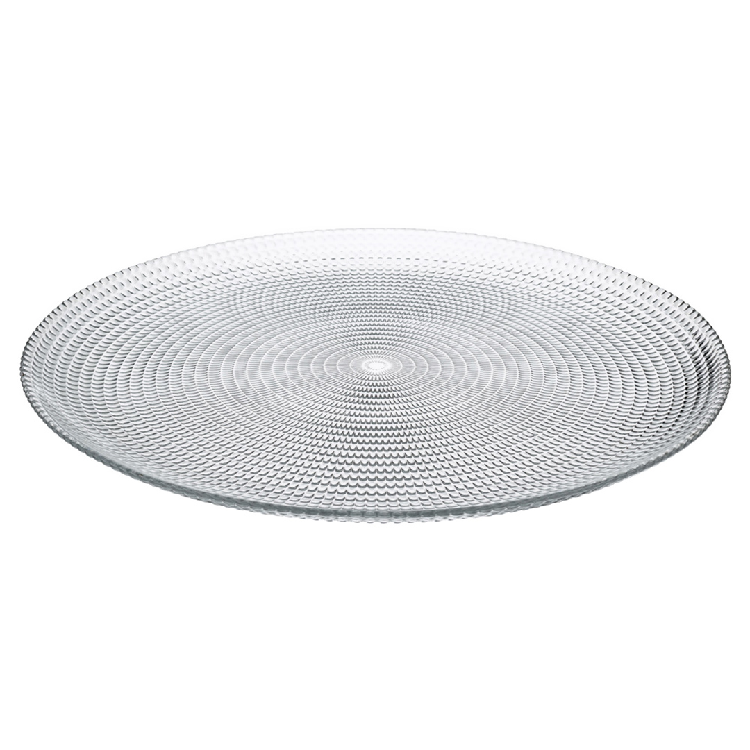 Imagem ilustrativa para Jogo de 6 pratos em vidro D27cm