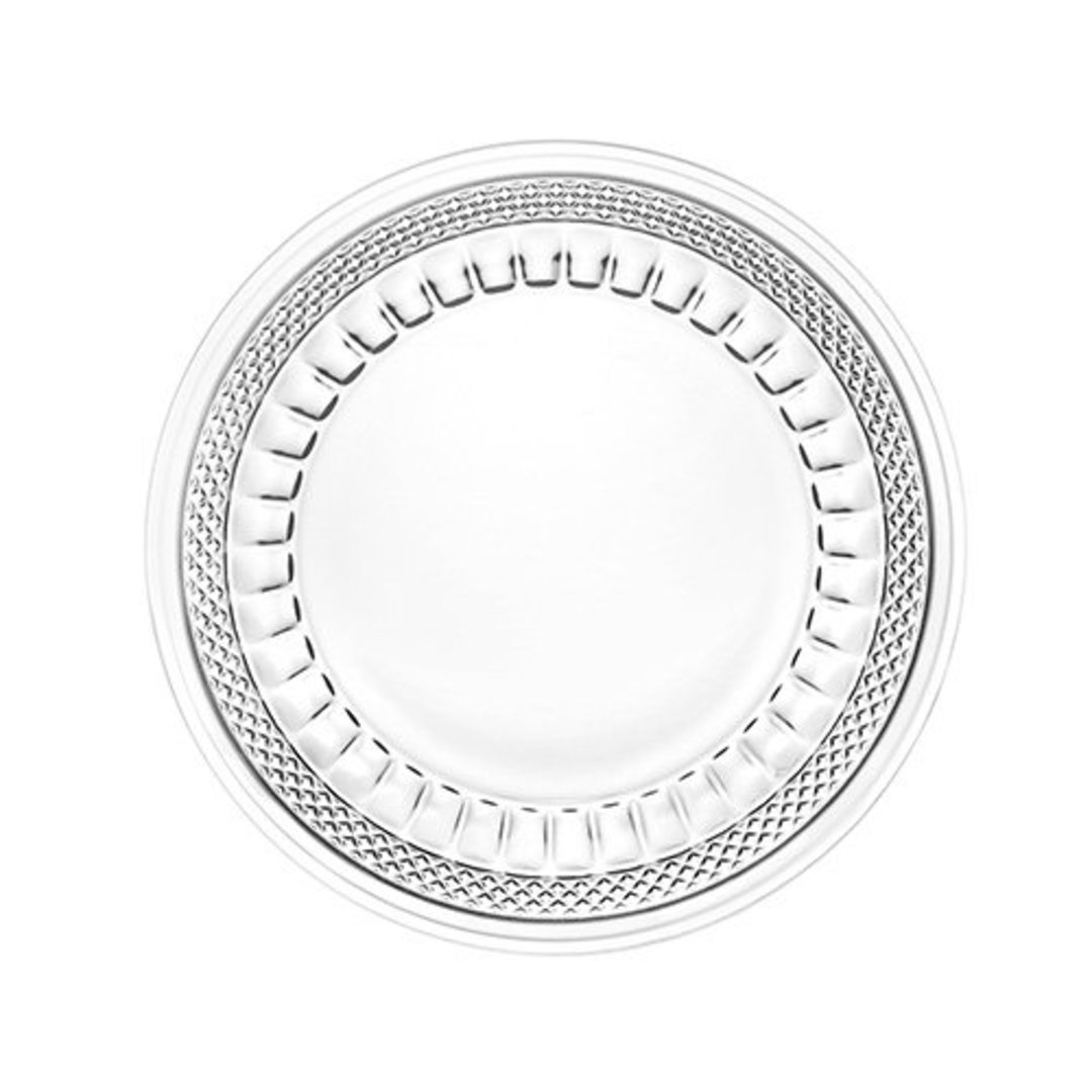 Fotografia para o produto Jogo de 6 pratos para sobremesa em cristal D18,5cm Fotografia para o produto Jogo de 6 pratos para sobremesa em cristal D18,5cm