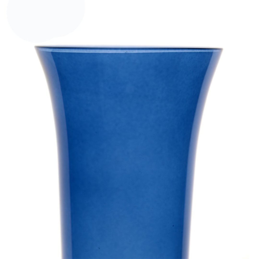 Fotografia para o produto Jogo de 6 taças para champanhe colorida em cristal ecológico 190ml A24,5cm cor azul