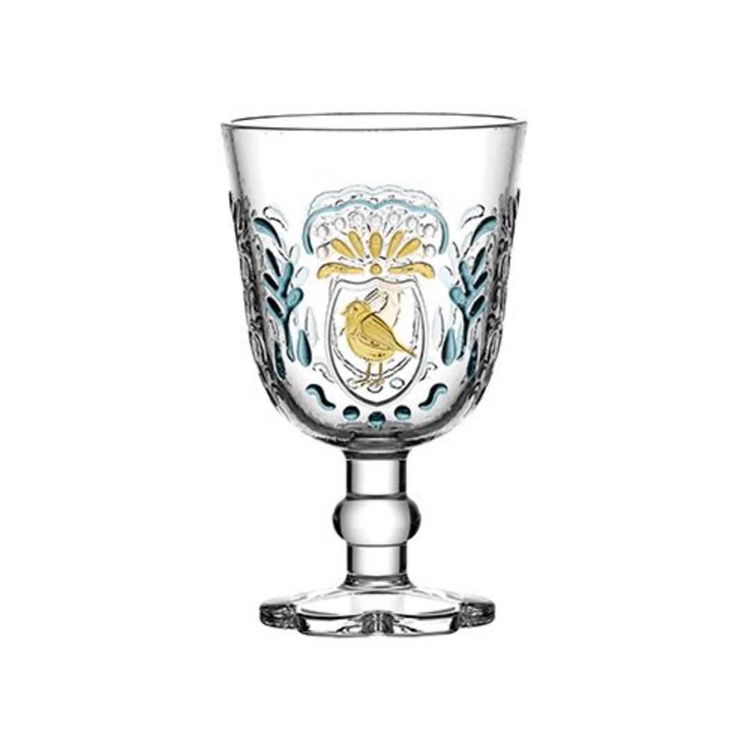 Fotografia para o produto Jogo de 6 taças em cristal 280ml A14cm amarelo Fotografia para o produto Jogo de 6 taças em cristal 280ml A14cm amarelo