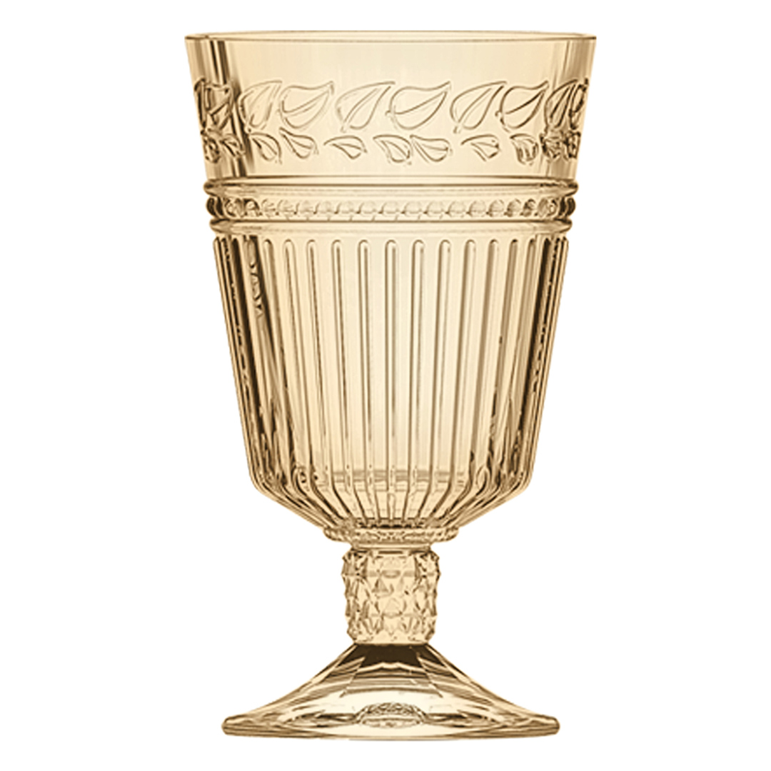 Fotografia para o produto Jogo de 6 taças em vidro 330ml A15cm cor âmbar luster Fotografia para o produto Jogo de 6 taças em vidro 330ml A15cm cor âmbar luster