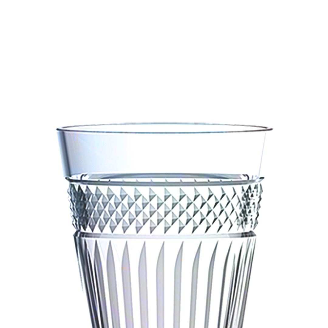 Fotografia para o produto Jogo de 6 taças em vidro 330ml A15cm cor furta-cor