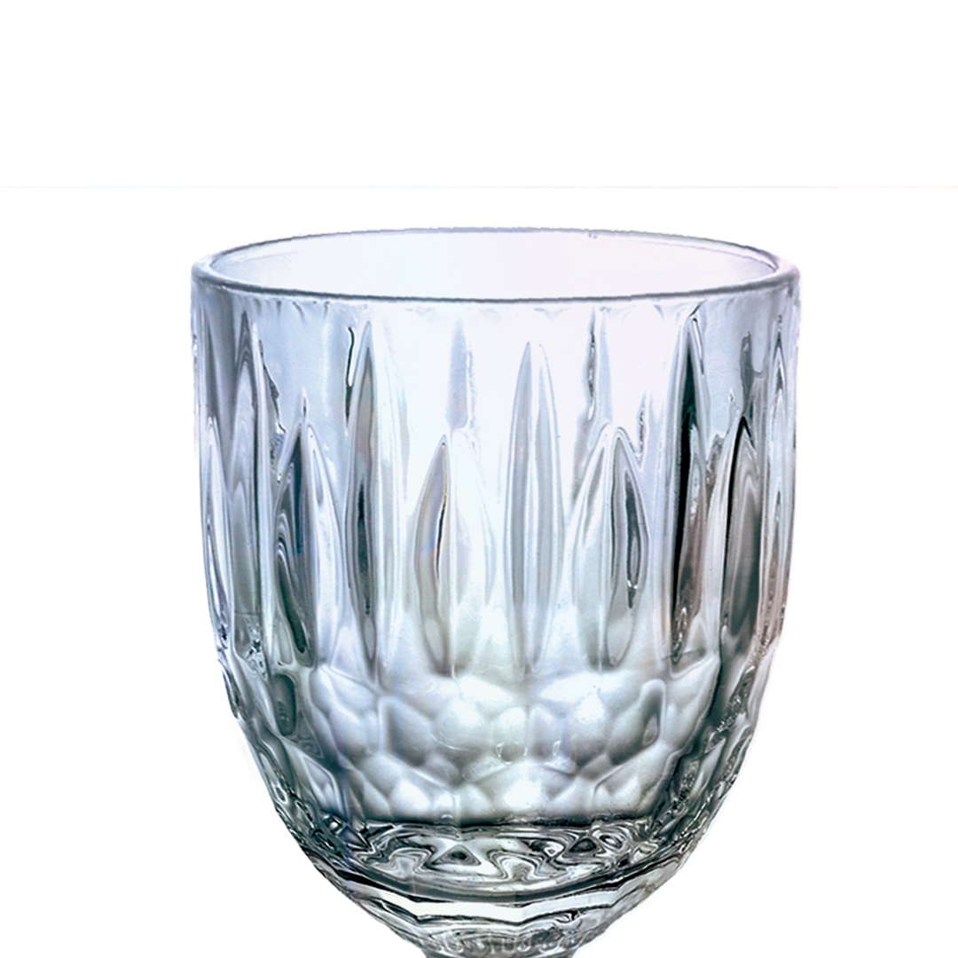 Fotografia para o produto Jogo de 6 taças em vidro 330ml A17cm cor furta-cor