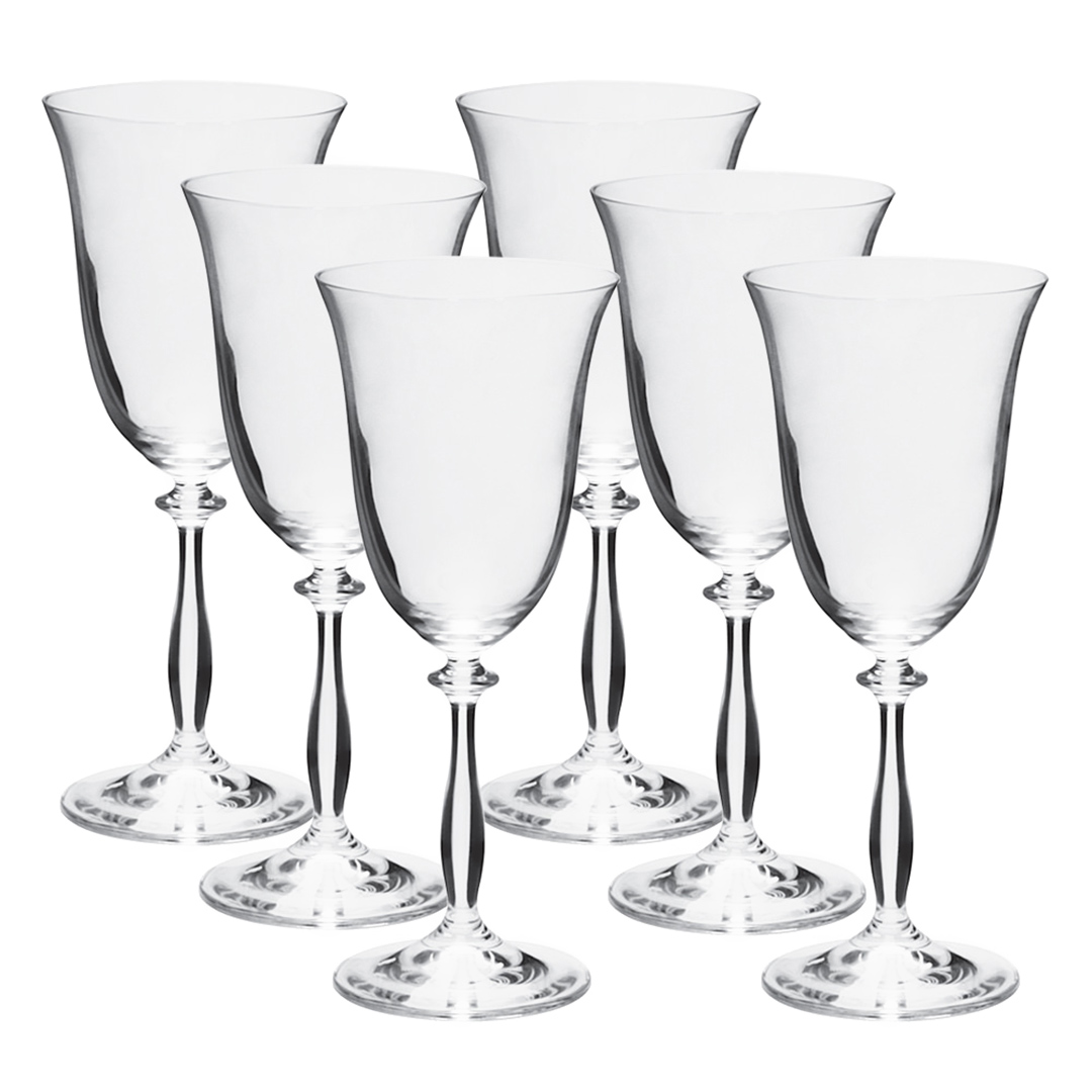 Imagem ilustrativa para Jogo de 6 taças para água em cristal ecológico 350ml A22cm