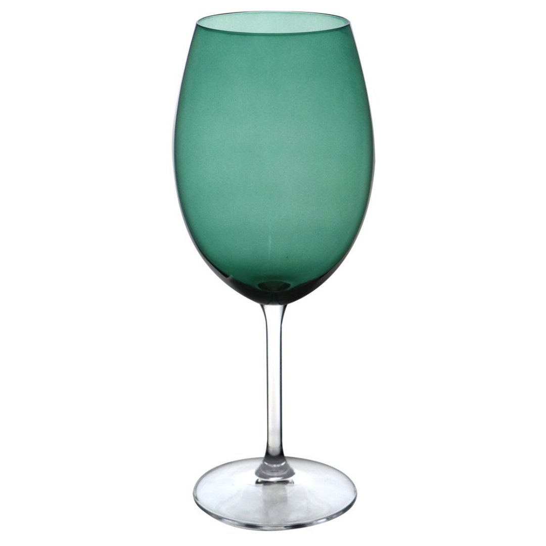 Fotografia para o produto Jogo de 6 taças para água em cristal ecológico 580ml A23cm colorido