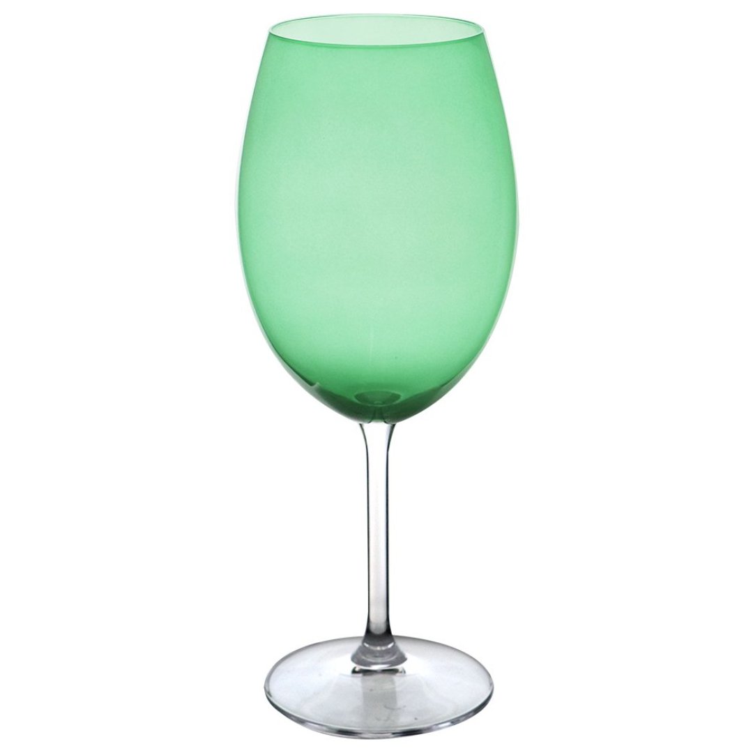 Fotografia para o produto Jogo de 6 taças para água em cristal ecológico 580ml A23cm colorido