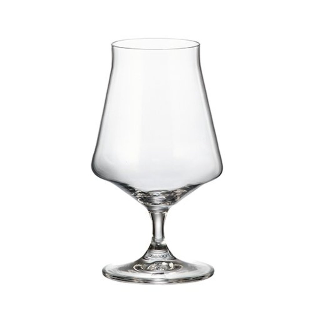 Imagem ilustrativa para Jogo de 6 taças para cerveja em cristal 365ml A16cm