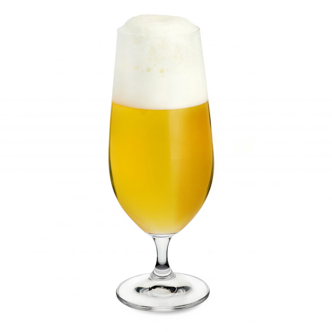 Fotografia para o produto Jogo de 6 taças para cerveja em cristal ecológico 380ml A19,5cm