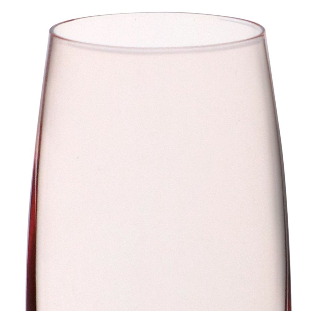 Fotografia para o produto Jogo de 6 taças para champanhe em cristal ecológico 220ml A24cm cor rosa millennial