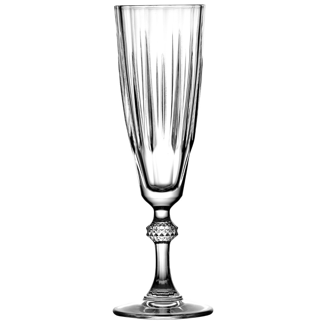 Imagem ilustrativa para Jogo de 6 taças para champanhe em vidro 170ml A19,5cm