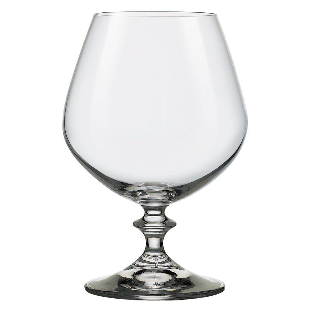 Fotografia para o produto Jogo de 6 taças para conhaque em cristal ecológico 400ml A14cm