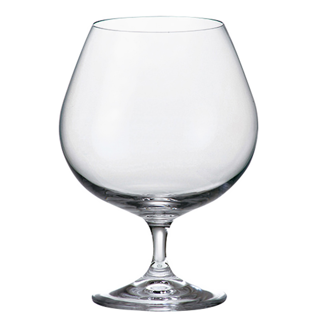 Imagem ilustrativa para Jogo de 6 taças para conhaque em cristal ecológico 690ml A15cm