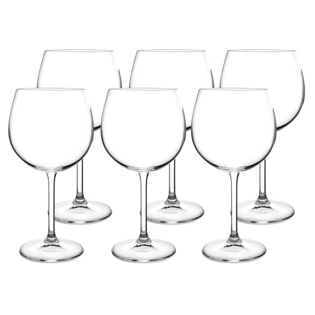 Fotografia para o produto Jogo de 6 taças para gin tônica em cristal ecológico 570ml A19,5cm