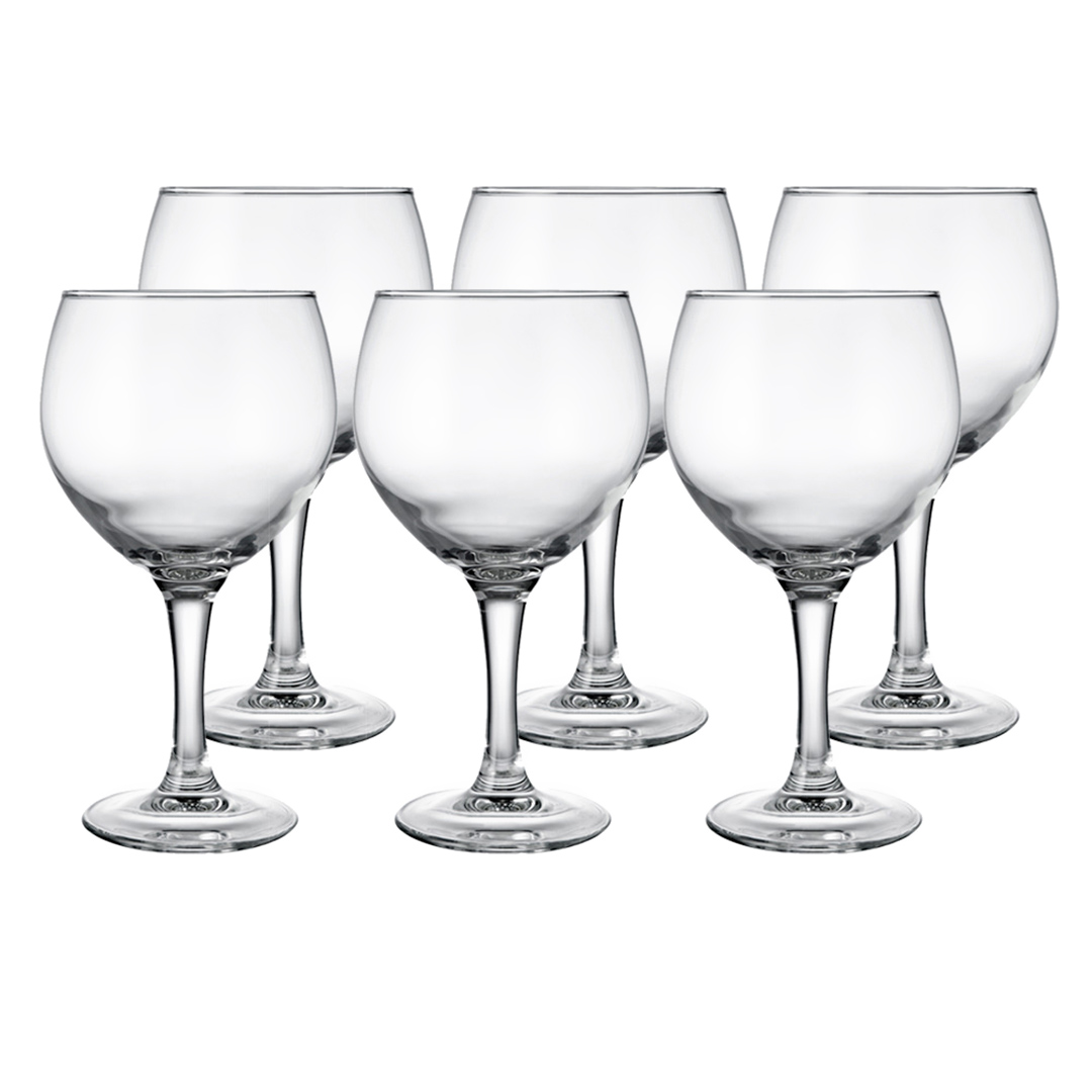 Imagem ilustrativa para Jogo de 6 taças para gin tônica em vidro temperado 620ml A19,5cm