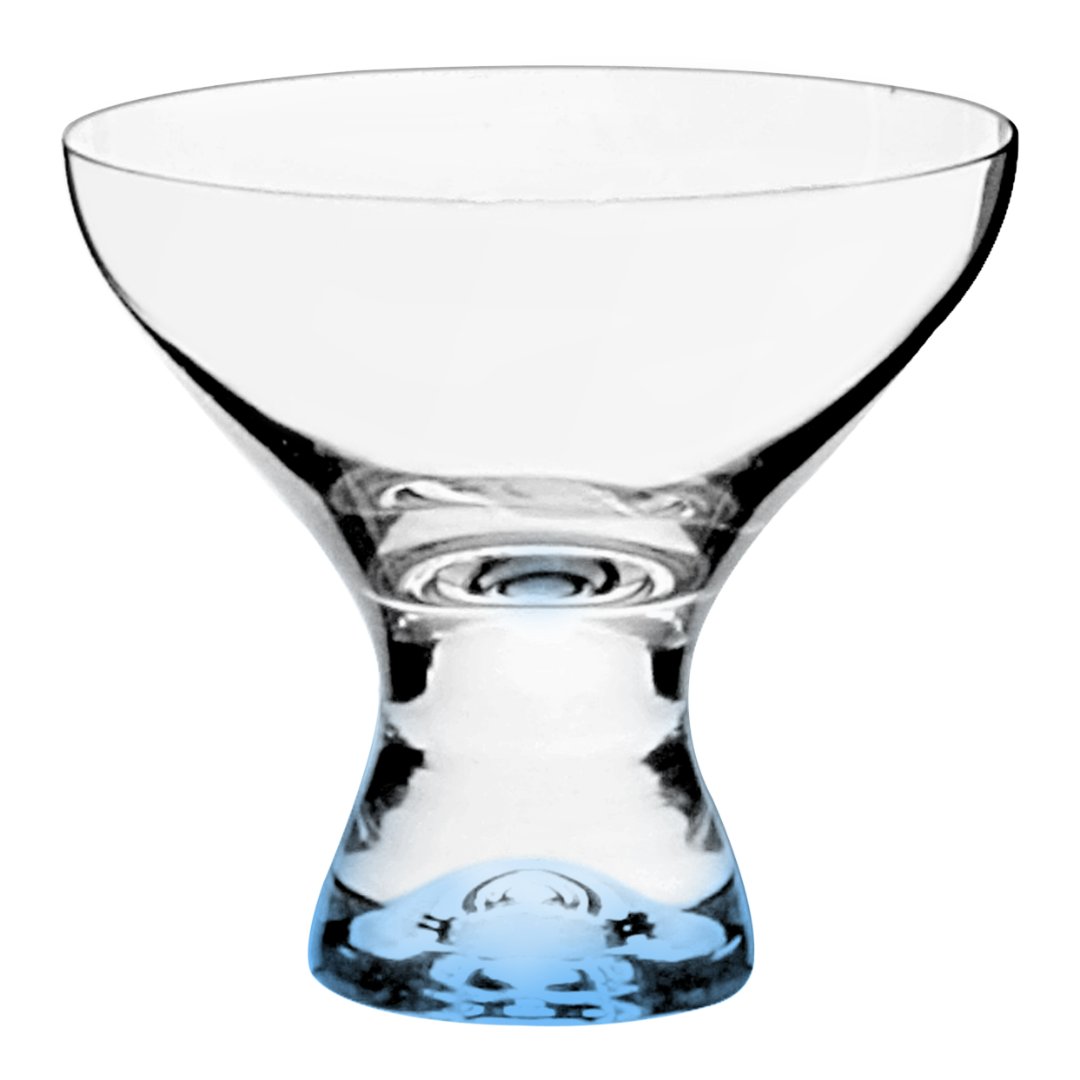 Fotografia para o produto Jogo de 6 taças para sobremesa em cristal ecológico 330ml A11cm colorido