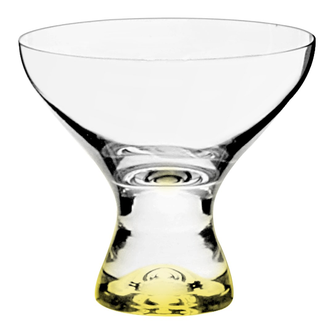 Fotografia para o produto Jogo de 6 taças para sobremesa em cristal ecológico 330ml A11cm colorido