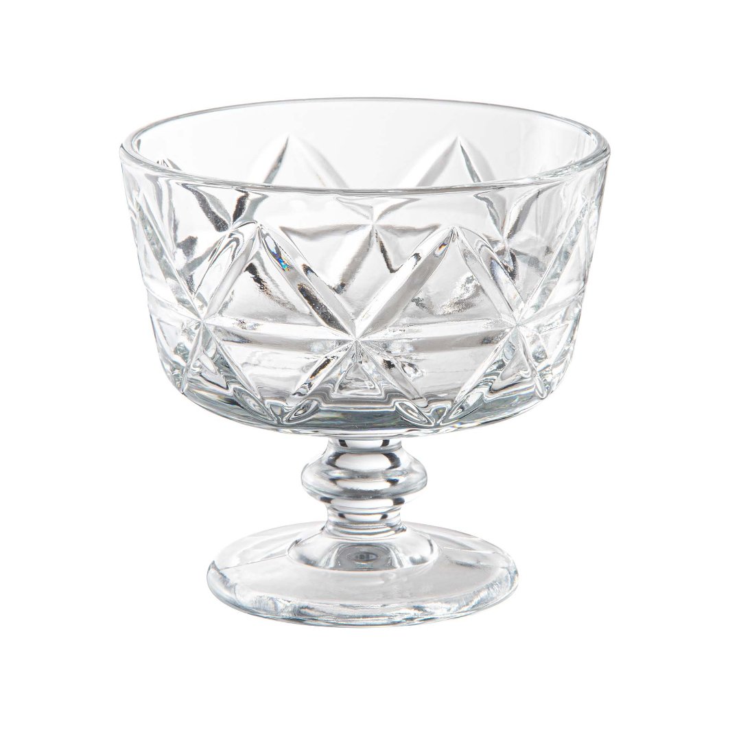 Imagem ilustrativa para Jogo de 6 taças para sobremesa em cristal ecológico 240ml D9,9xA9,3cm