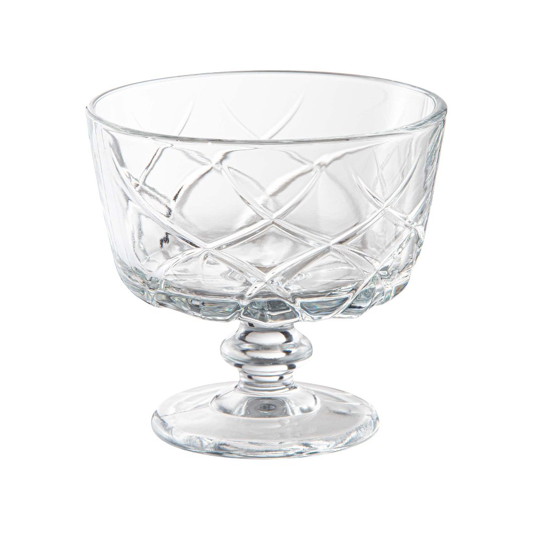 Imagem ilustrativa para Jogo de 6 taças para sobremesa em cristal ecológico 240ml D9,9xA9,3cm