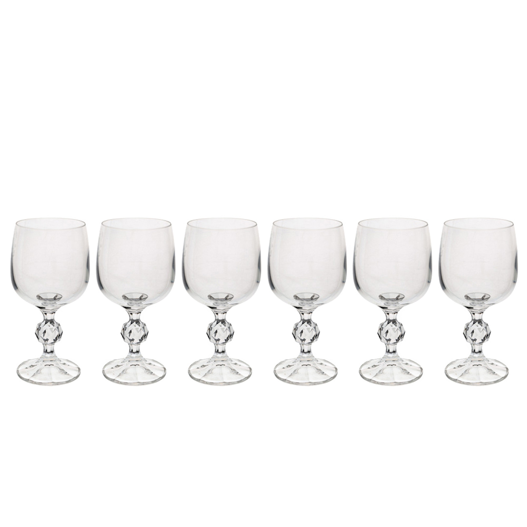 Fotografia para o produto Jogo de 6 taças para vinho branco em cristal ecológico 190ml A14cm