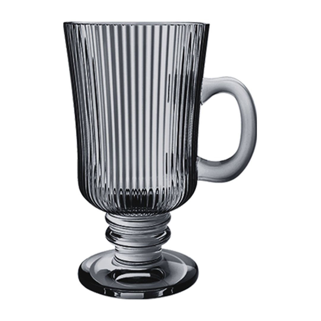 Fotografia para o produto Jogo de 6 xícaras Cameratta Irish Coffee em vidro 230ml cor cinza Fotografia para o produto Jogo de 6 xícaras Cameratta Irish Coffee em vidro 230ml cor cinza