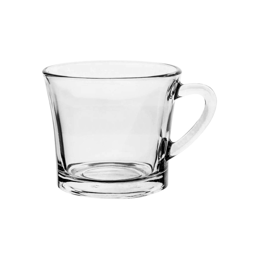 Imagem ilustrativa para Jogo de 6 xícaras para chá em vidro 165ml