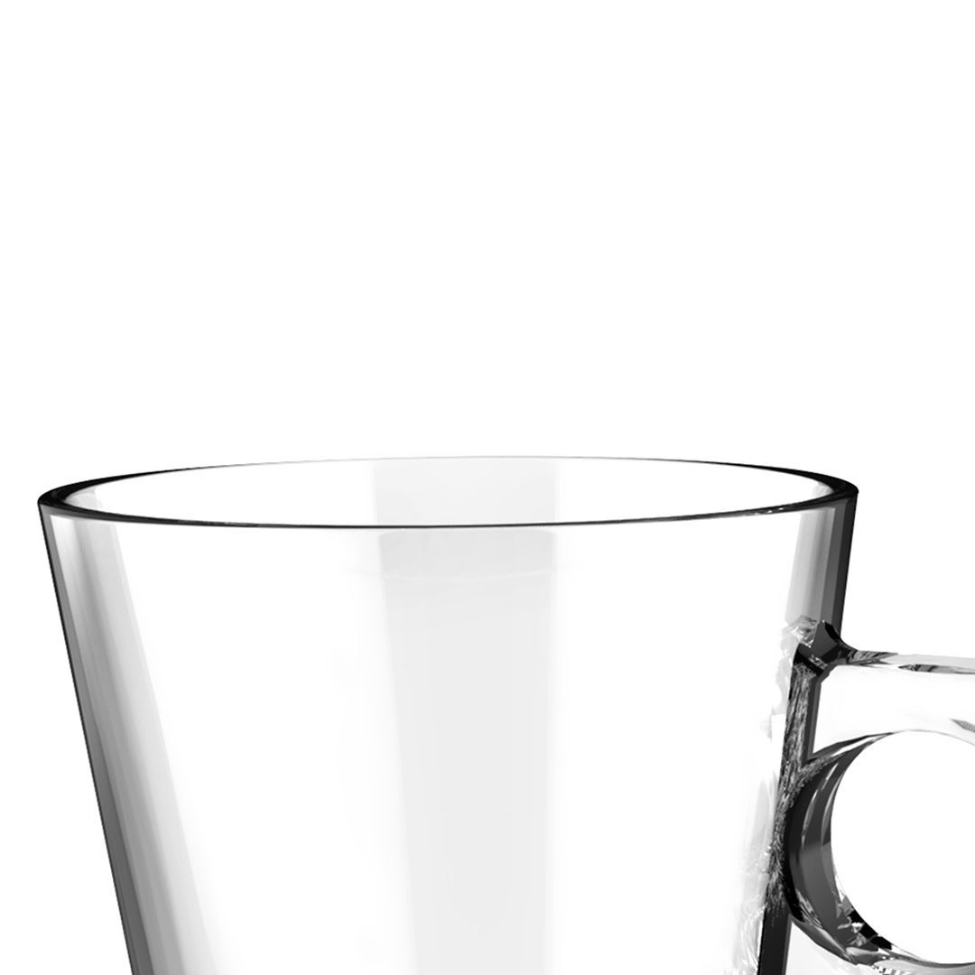 Fotografia para o produto Jogo de 6 xícaras plain em vidro 80ml