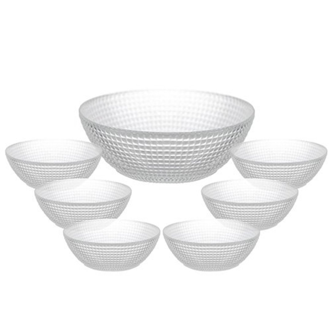Imagem ilustrativa para Jogo de 7 bowls em vidro (1xD26cm + 6xD13 cm)