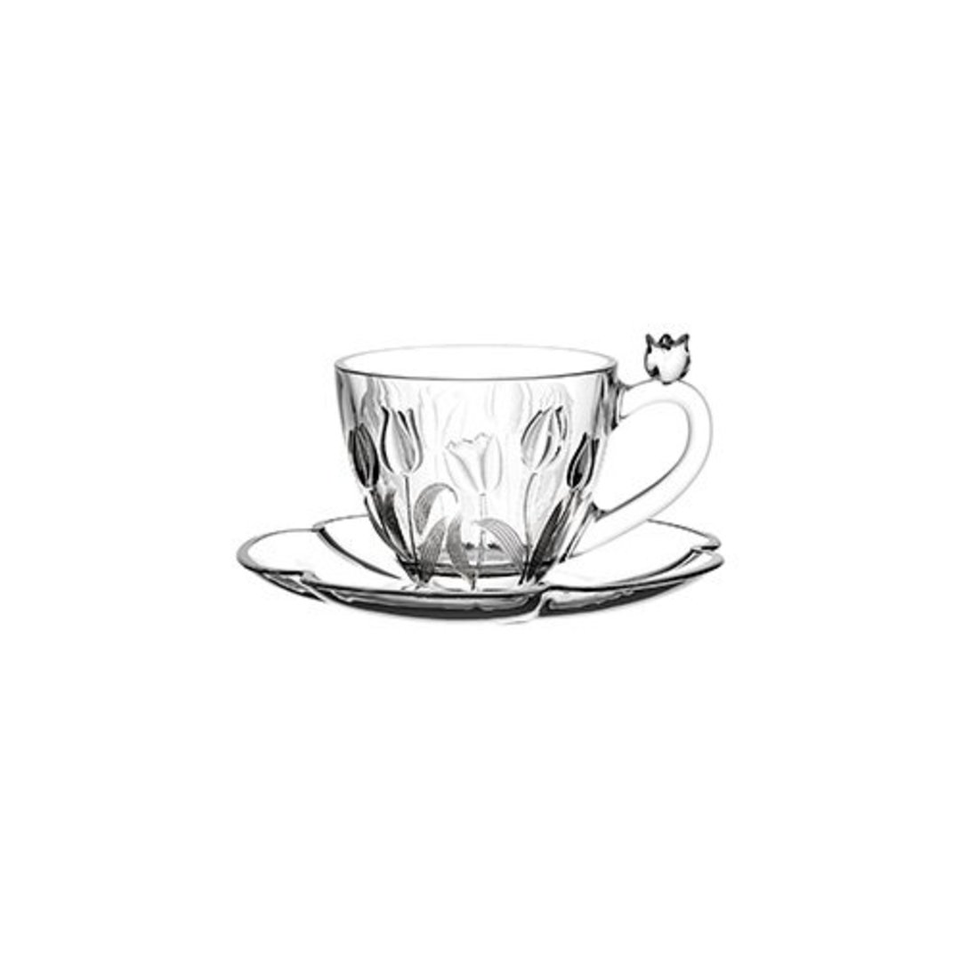 Fotografia para o produto Jogo de 8 peças para café em cristal 105ml Fotografia para o produto Jogo de 8 peças para café em cristal 105ml