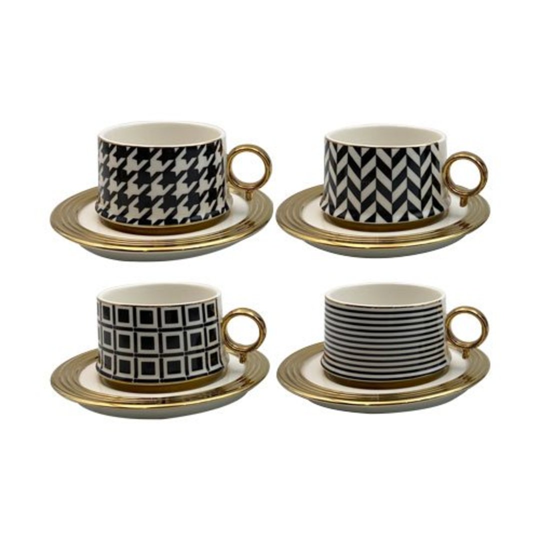 Imagem ilustrativa para Jogo de 8 peças para café em new bone china 100ml