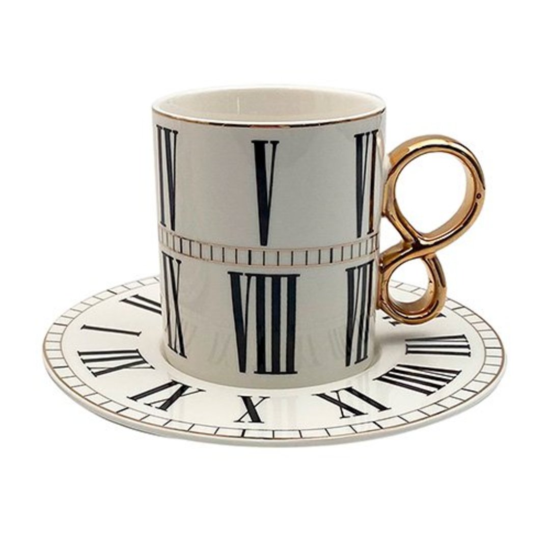 Imagem ilustrativa para Jogo de 8 peças para café em new bone china 100ml